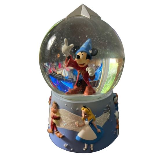 Disney Store Mickey Mouse Sorcerer Wizard Fantasia Alice Donald Bambi Snow Globe - Picture 2 of 8